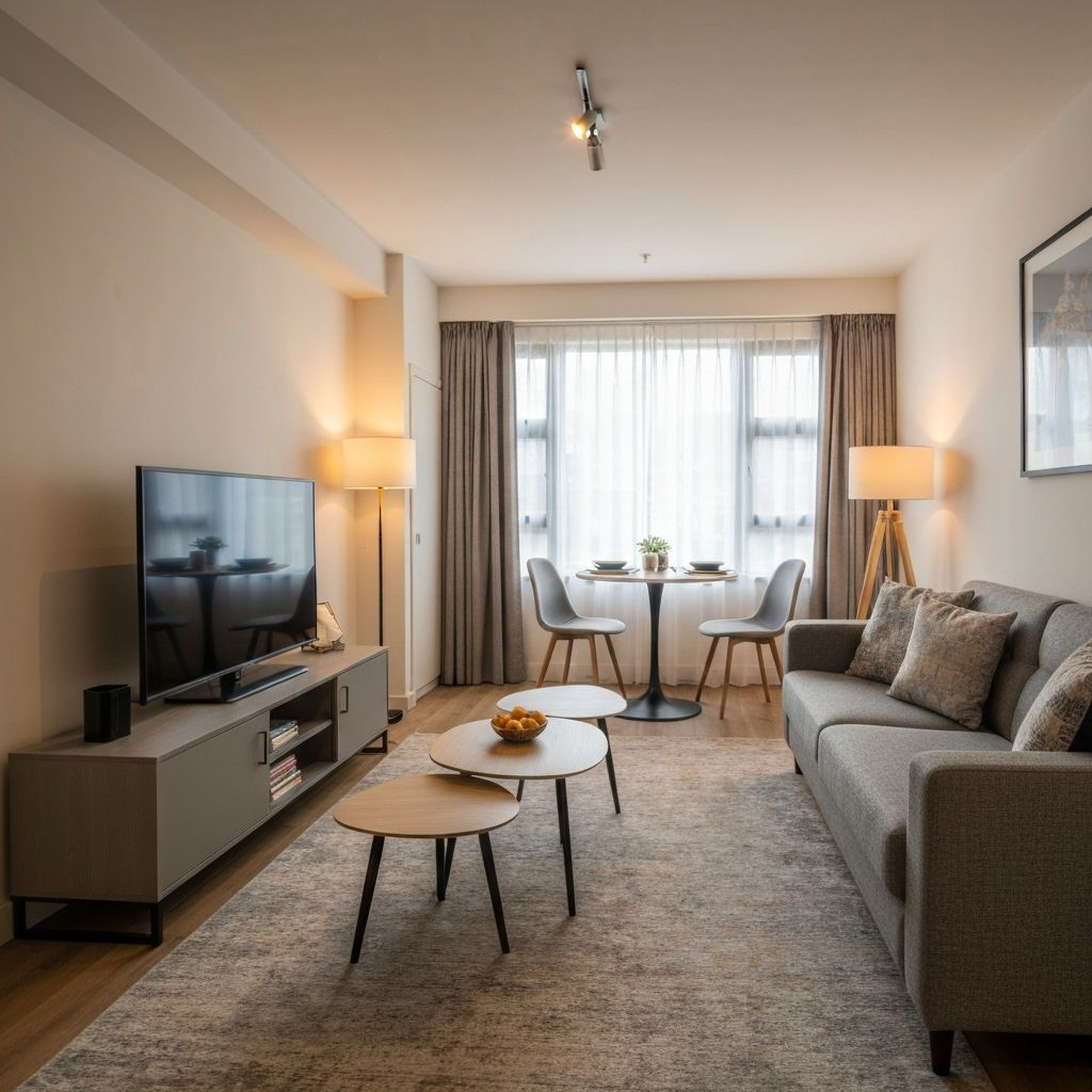 Cozy apartment living area